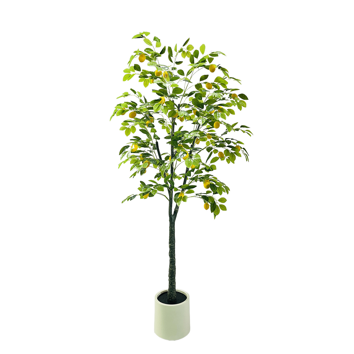 Interior Design Home Decor - Lemon Tree Artificial Plant, 180 cm