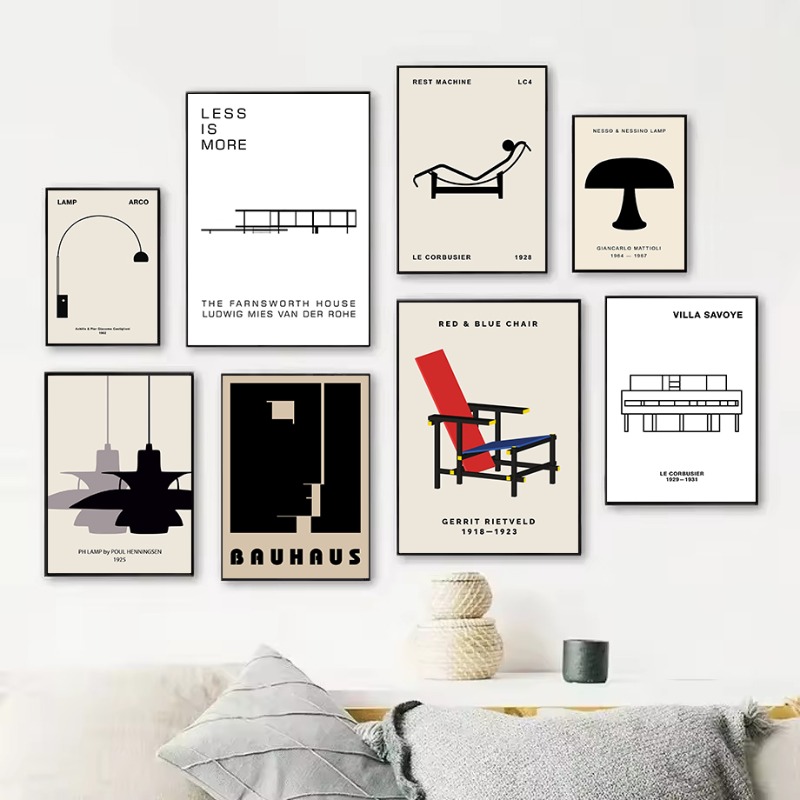 Classic Farnsworth House Bauha - Interior Design Home Decor recension och pris