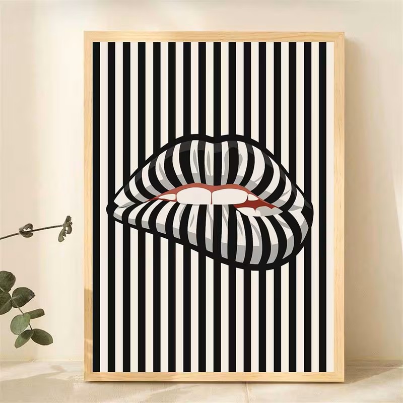 Simple and Abstract Striped Li - Interior Design Home Decor recension och pris